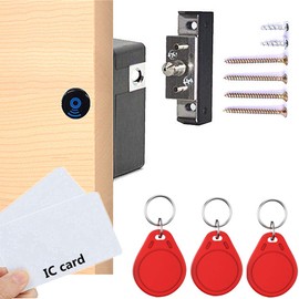 Electronic Cabinet RFID Lock, Hidden DIY for Wooden Drawer, Cupboard, Wardrobe - Punch-Free