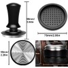 58mm Espresso Accessories Kit, DRAWLIV Espresso Tamper & Coffee Distributor