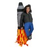 Disfraz Inflable De Halloween Cohete Espacial Rocket Nave Space Toda