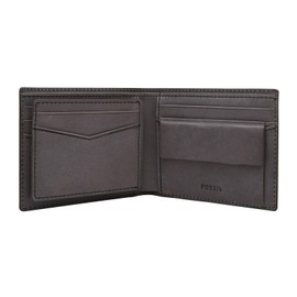 Fossil Everett Bifold Card Case Lead Grey, Lead Gray
