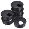 BBTO 45 mm Schwarz Schreibtisch Grommet Kabel Kabel Draht Tülle
