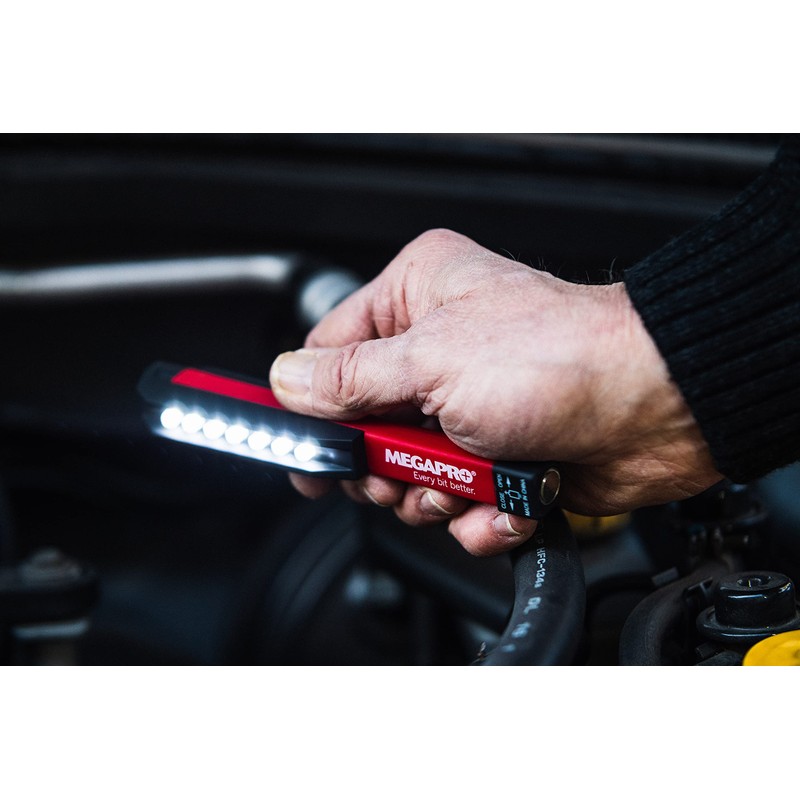 Megapro 6WORKLIGHT High-Intensity LED Work Light, 6-1/2 by 1-3/4 by