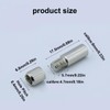 YOWPEY 20Pcs Shelf Support Peg 6 Millimeters Shelf Pins Kit