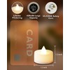 Homemory 12pcs Flameless LED Tea Lights with Remote & Timer,