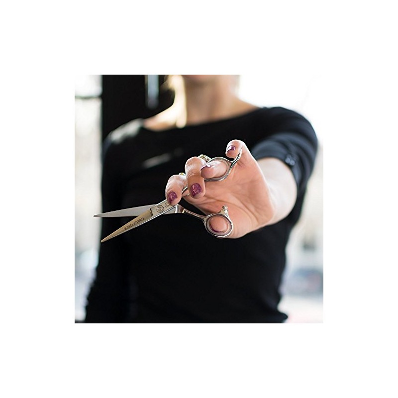 Olivia Garden SilkCut Pro Scissors 5.75" Ultra Sharp Convex Steel