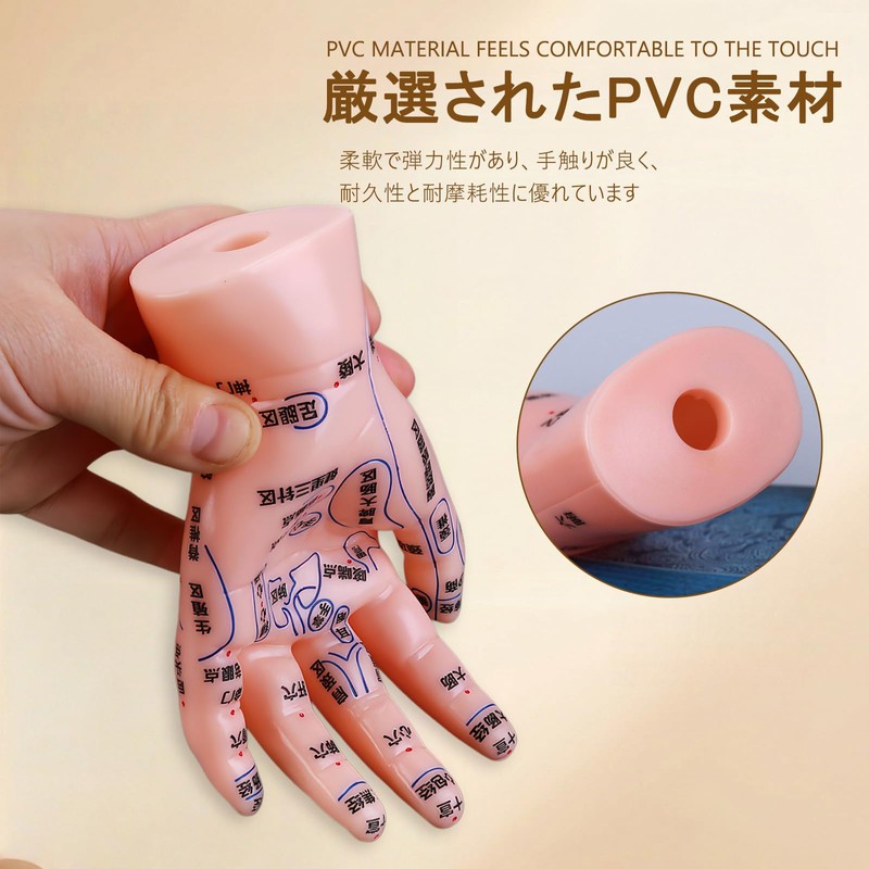 HYEANHLPYE Left Hand Acupuncture Trigger Point Model Anatomy Learning Precision