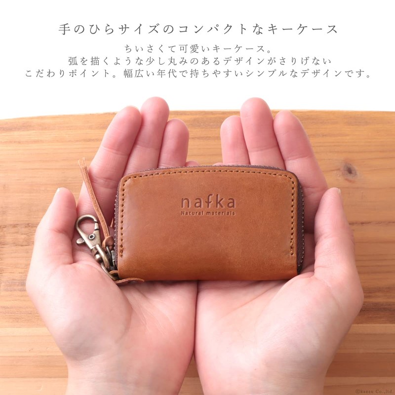 Nafka NFK-72009 Women's Key Case, Compatible with Smart Keys, Genuine