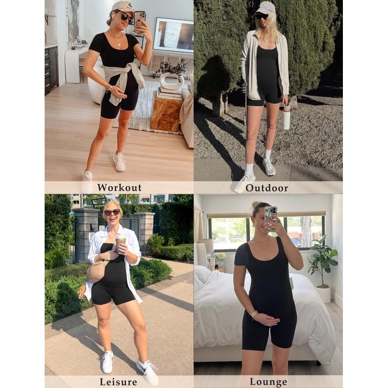KIM S Maternity Bodysuit Maternity Romper Maternity Summer Clothes Pregnancy