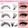 Kit De Extensiones 644 Pestañas Maquillaje Diy Lash Mixto