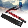 Collapsible Lightweight Aluminum Pole Hiking Stick Cane for Trekking Mountaineering