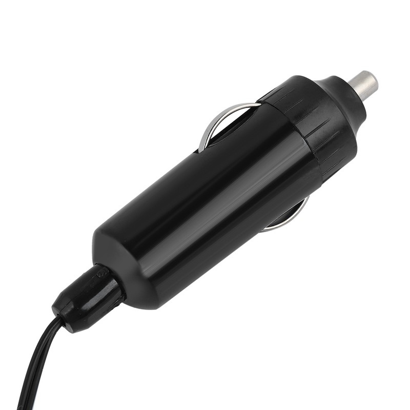 Luminous Clock Car Thermometer Temperature Display Voltage Monitor 12/24H Black