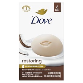 Dove Purely Pampering barra de belleza, Coconut Milk 4 onzas, 6 unidades