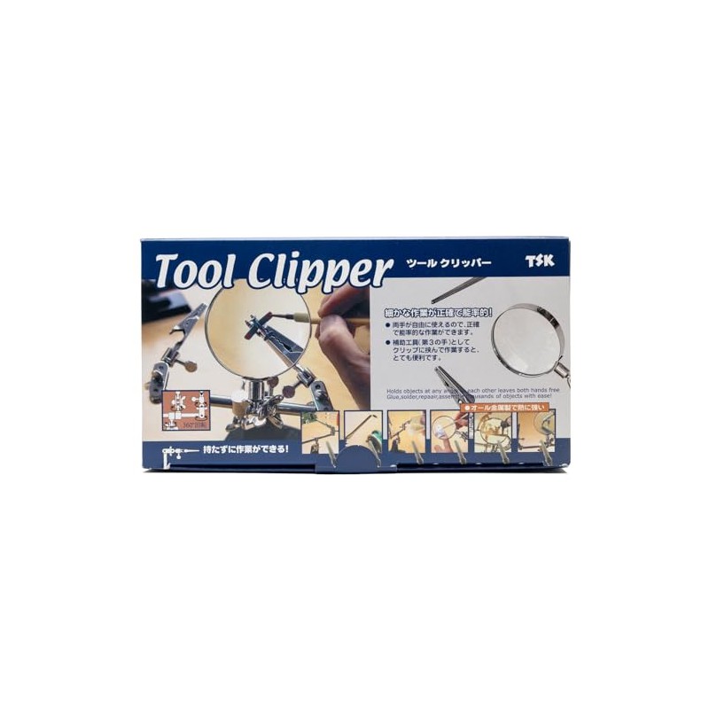 TSK TX-303 Tool Clipper with Magnifier 3 Clips Auxiliary Tool