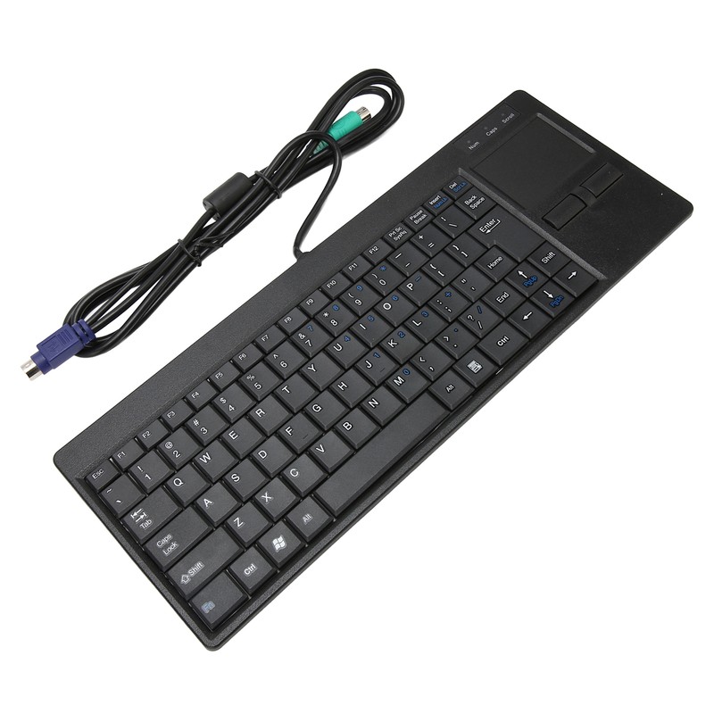 Industrial Keyboard Touchpad Wired Connection X Scissor Foot Plug and