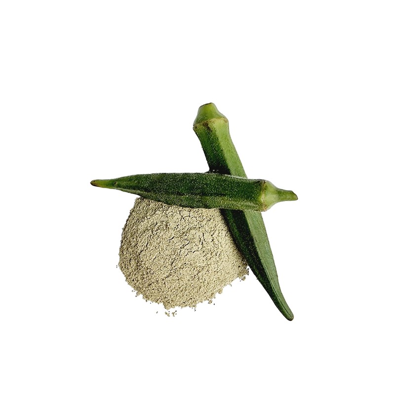 Okra Powder, Made From 100% Abelmoschus Esculentus - Pure, Natural