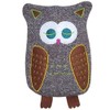 Hugo Frosch Hot Water Bottle with Owl Cover, Brown, One