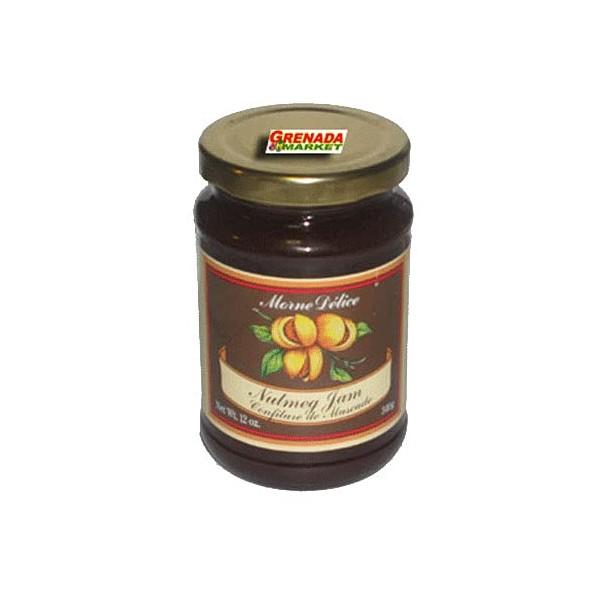 MORNE DELICE Nutmeg JAM - Gourmet Product of Grenada (340g - 12 Oz)