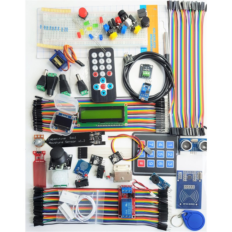 DIYables 69-Piece Sensor Kit for Arduino, ESP32, ESP8266, Raspberry Pi