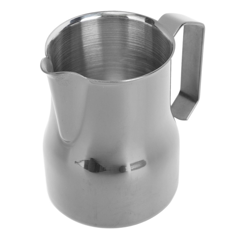 Milk Frother Cup 350ml 304 Stainless Steel Pointed Mouth Foaming