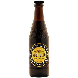 Boylan Bottling Craft Cane Sugar Soda - Root Beer 12oz Glass Bottle (12 Pack, Root Beer)