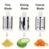 RJP Rotary Cheese Grater & Vegetable Slicer with Three Drum