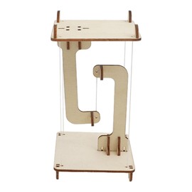 Wooden DIY Gravity Building Toy, Anti Gravity Building Blocks, Tensegrity Sculptures, Creative Tensegrity Sculptures, Physics Balance Creative Building Model Kit for Children 6-12 Years, Style A