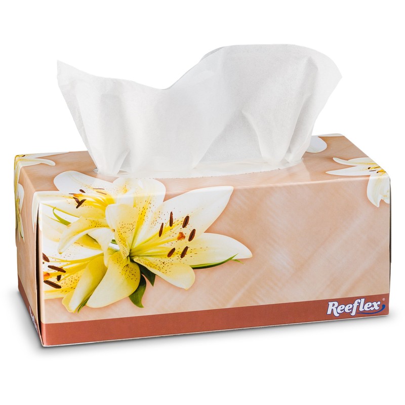 Reeflex Premium Facial Tissues 230 Sheets Per Box, 2-Ply Soft