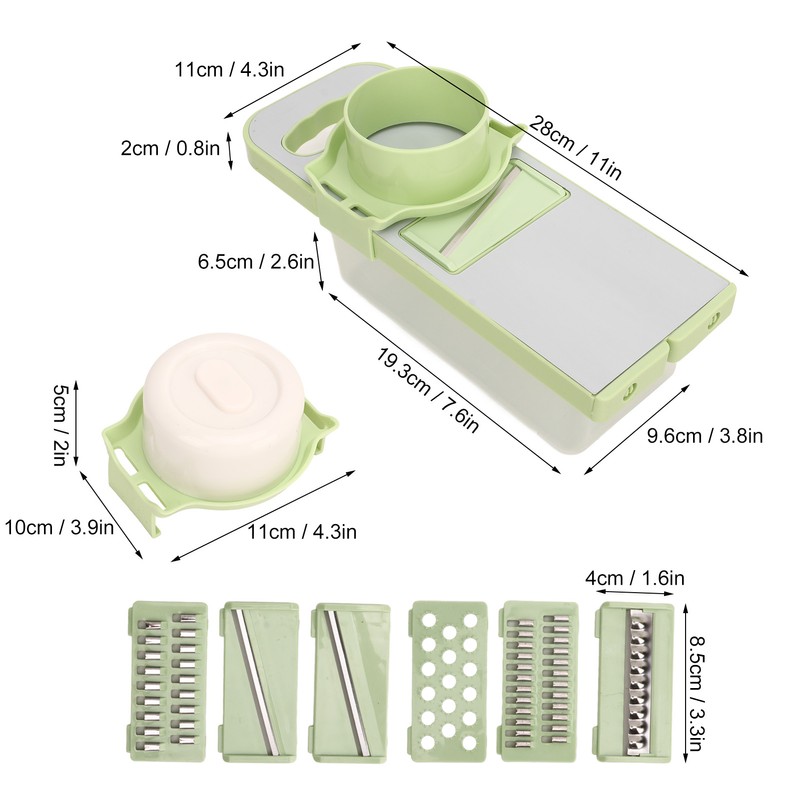 Vegetable Cutter Multifunctional Rustproof Veggie Potato Chopper Garlic Chopper for