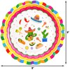 Mexican Fiesta Paper Plates 50 Count Cinco de Mayo Disposable