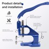 Heavy Duty Grommet Tool Kit Hand Press Grommet Machine 3000pcs