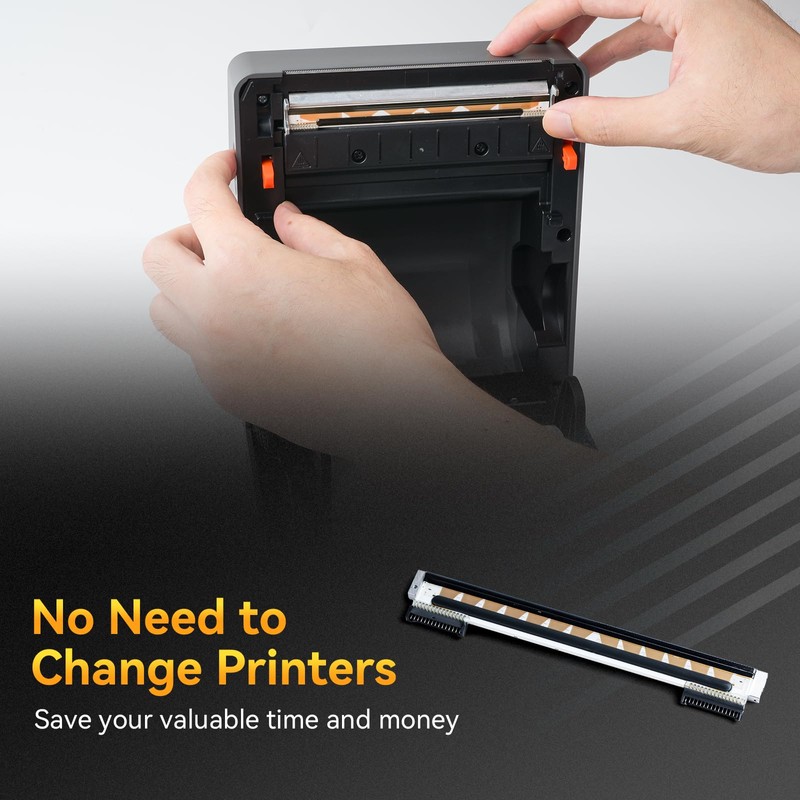 Omezizy Thermal Printhead Compatible with Zebra GK420d, GX420d, ZP450, ZP500,