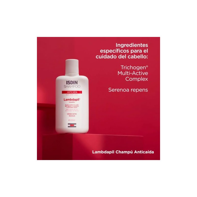 Kit Lambdapil Shampoo Anticaída 200ml + Lambdacaps 30 Caps