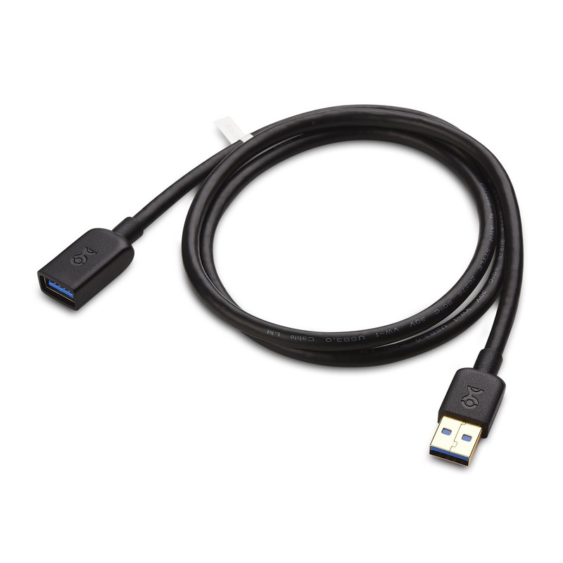 Cable Matters 2-Pack Short USB to USB Extension Cable 3