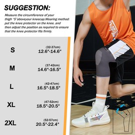 KUBAO Knee Brace Women Knee Pads For Wrestling Youth Wrestling Knee Pads Knee Brace For Meniscus Tear Knee Braces For Knee Pain For Men Knee Pads For Men Construction Dark Grey XXL