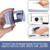 2 Pieces Drain Pump Fluff Filter Compatible With Genuine Bosch
