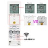 Replacement Remote Control for Fujitsu AIRSTAGE Air Conditioner AR-REW1U, 9352446283,