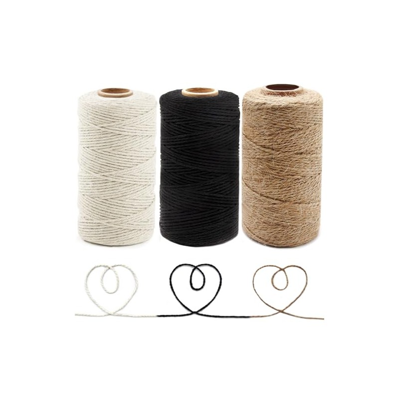 Anvin Cotton Twine - Durable Jute Packing & Craft Twines