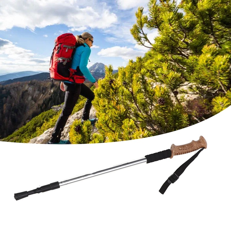 Walking Stick 3 Section Super Light High Strength Anti Slip