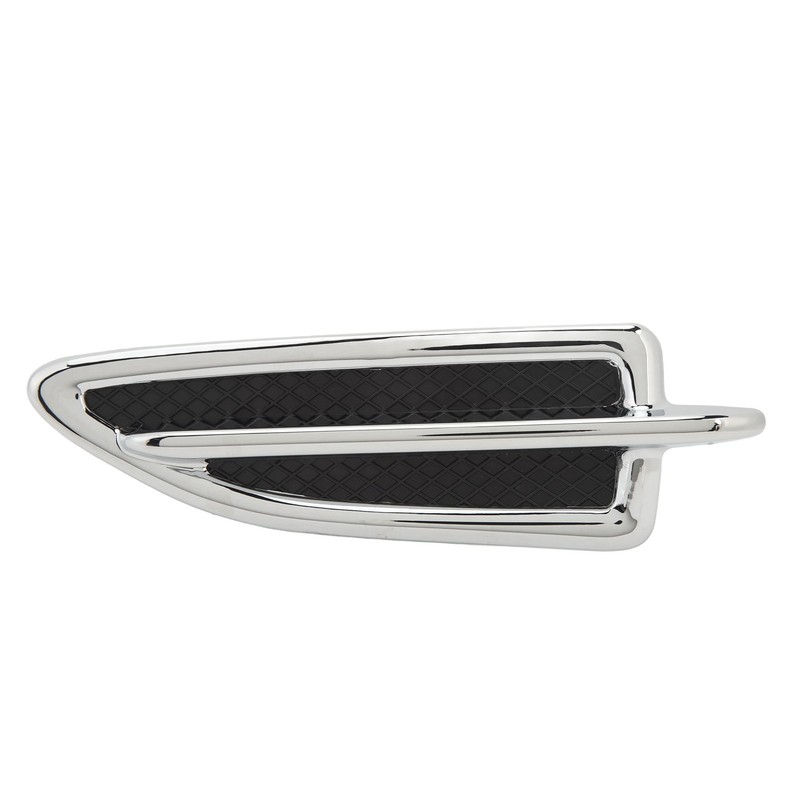 Front Mudguard Vent Molding Chrome Stylish Easy Installation Mud Flap