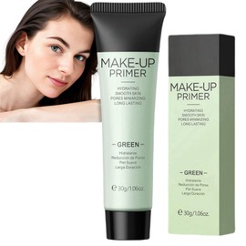 Hydrating Green Color Corrector Primer for Red & Blemished Skin - Anti-Redness, Balance Skin Tone, Pore Minimizer, Vegan & Long-Lasting Gripping Makeup