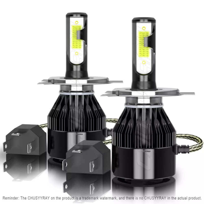 CHUSYYRAY Super Bright White LED Headlight High Low Beam Bulbs
