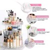 BEAUTYDISTRICTMX Organizador Acrílico Giratorio Maquillaje Cosmeticos