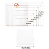 qiqee White 11 Inch Wave Cake Boards 15-Packs Squares Base