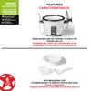 Starfrit Electric Rice Cooker - 6 Cups - Steamer Basket,