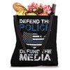 Defend the Police Defund the Media American Flag USA Tote