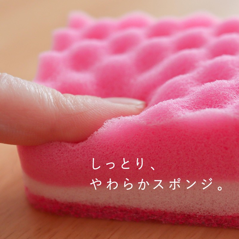 Towa Sangyo Kitchen Sponges, Scratch Resistant, Dishwashing, Set of 6,