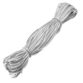 PATIKIL Reflective Piping Fabric Strip 109 Yds/100 Meters, Edging Braid Trim Sew on High Visibility Piping Tape for Clothing Bag, Highlight Silver