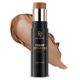FV Cream Contour Stick, Long Lasting & Waterproof, Blendable Formula Face Shaping Makeup for a Naturally Sculpted Look, Highly Pigmented Bronzer Stick, 02 Mocha