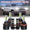 SHENKENUO For Ram 1500 2013 2014 2015 w/Projector LED Bulbs