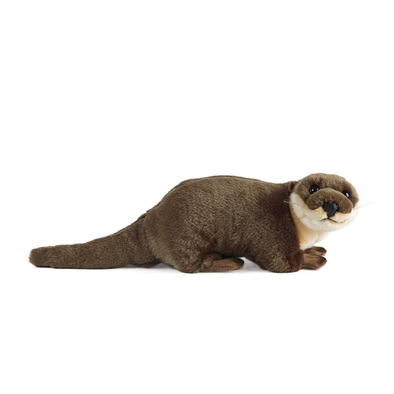 Living Nature Large Otter Plush Toy| Soft Toy Gift for